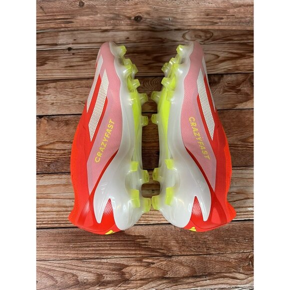 Adidas X Crazyfast Elite LL Solar Red Soccer White Cleats IG0611, Men\'s 10 New main image 4